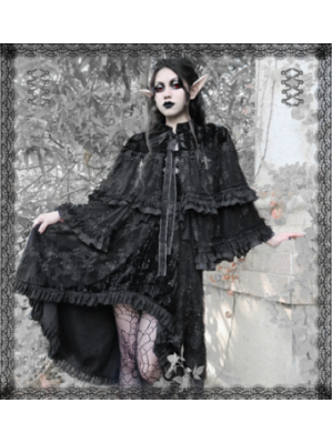 Mist Gothic Lace Cloak by Blood Supply (BSY5)
